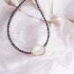 Gold Necklace - Baroque White Pearl Choker Necklace - Kaimalie - ke aloha jewelry