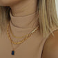 Gold Necklace - Chunky Paperclip Link Gold Chain Necklace - Nāwai - ke aloha jewelry