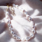 Anklets - Chunky White Pearl Anklet - Ala - ke aloha jewelry
