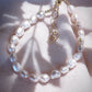 Anklets - Chunky White Pearl Anklet - Ala - ke aloha jewelry