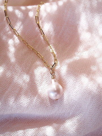 - Dainty Baroque Pearl Necklace - Kēhau - ke aloha jewelry