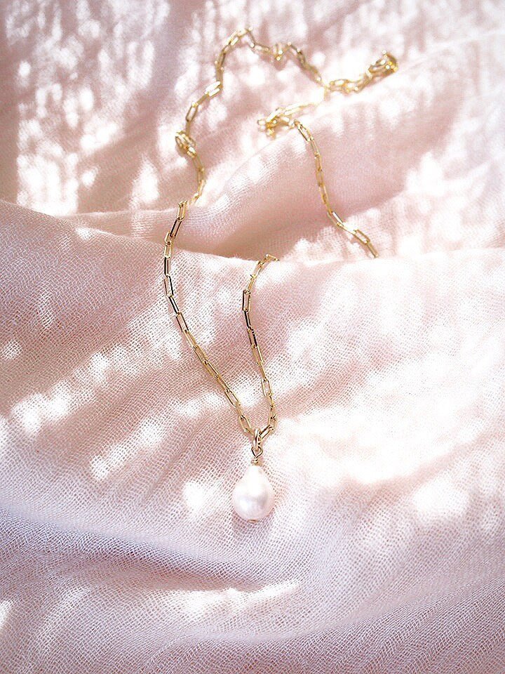 - Dainty Baroque Pearl Necklace - Kēhau - ke aloha jewelry
