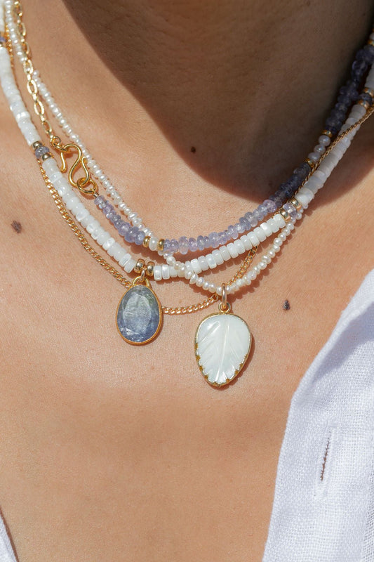 Gold Necklace - Dainty Basic Gold Curb Link Necklace - Keanu - ke aloha jewelry