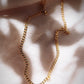 Gold Necklace - Dainty Basic Gold Curb Link Necklace - Keanu - ke aloha jewelry