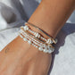 Bracelets - Dainty Organic White Pearl Bracelet - Kale'a - ke aloha jewelry