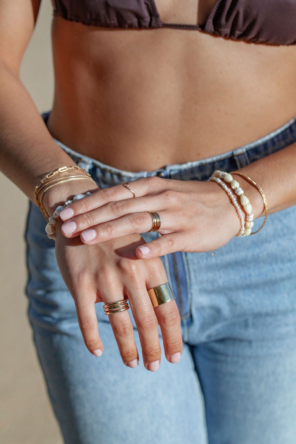 - Dainty Organic White Pearl Bracelet - Kale'a - ke aloha jewelry