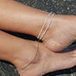 Anklets - Dainty White Pearl Anklet - Maile - ke aloha jewelry