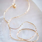 Delicate Twin Dot Gold Snake Chain Necklace - Kalili