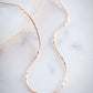 Delicate Twin Dot Gold Snake Chain Necklace - Kalili