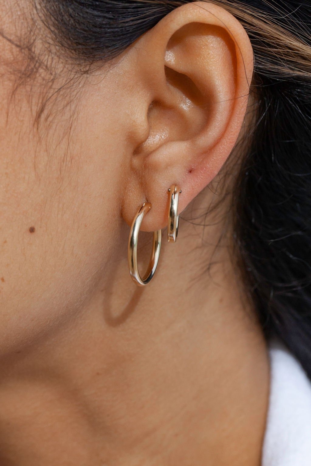 - Everyday Gold Filled Hoops - Ahulani - ke aloha jewelry