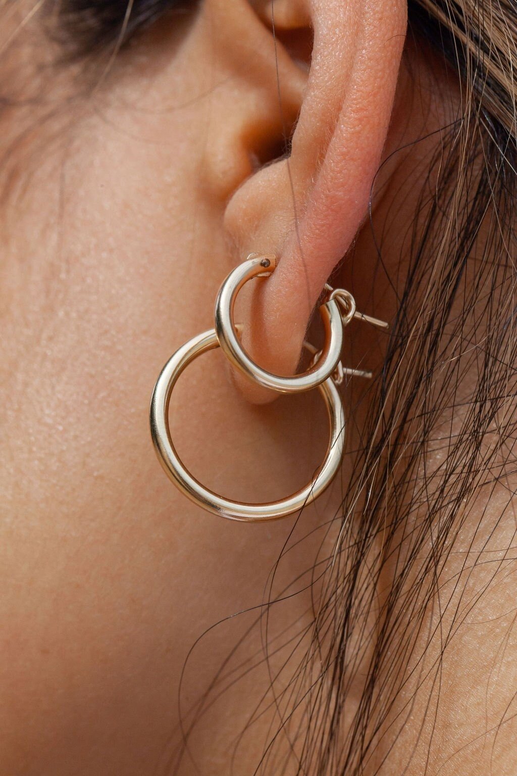 - Everyday Gold Filled Hoops - Ahulani - ke aloha jewelry
