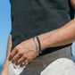 Stainless Steel Bracelet - Flat Woven Men's Stainless Steel Bracelet - Aoloa - ke aloha jewelry