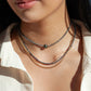 Gold Necklace - Genuine Tahitian Pearl Choker Necklace - Kaimalie - ke aloha jewelry