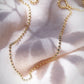 Gold Necklace - Gold Ball Chain Necklace - Kaila - ke aloha jewelry