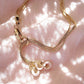 - Gold Chain Puka Charm Bracelet - Kaihohonu - ke aloha jewelry