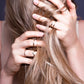 Sale - Silver Chevron Stacking Ring - Ano'i