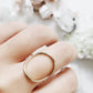 Gold Circle Ring - Pomaika'i - Ke Aloha Jewelry