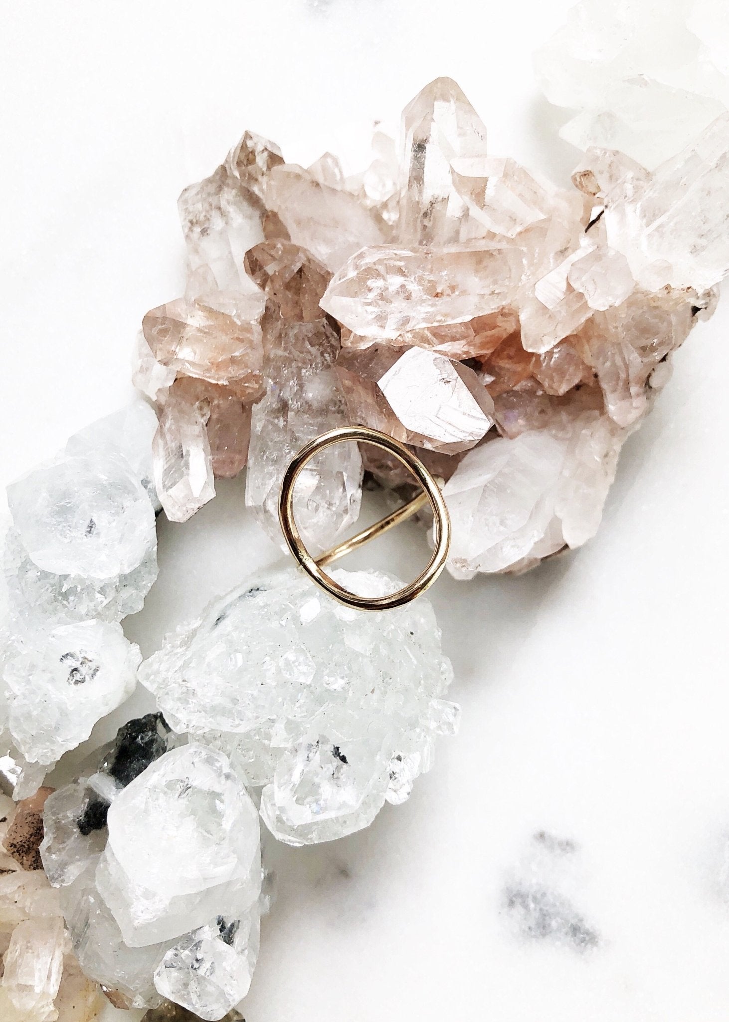 Gold Circle Ring - Pomaika'i - Ke Aloha Jewelry