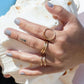 Rings - Gold Circle Ring - Pomaika'i - ke aloha jewelry