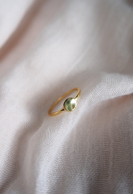 Rings - Gold Coin Ring - Ka'ohu - Ke Aloha Jewelry