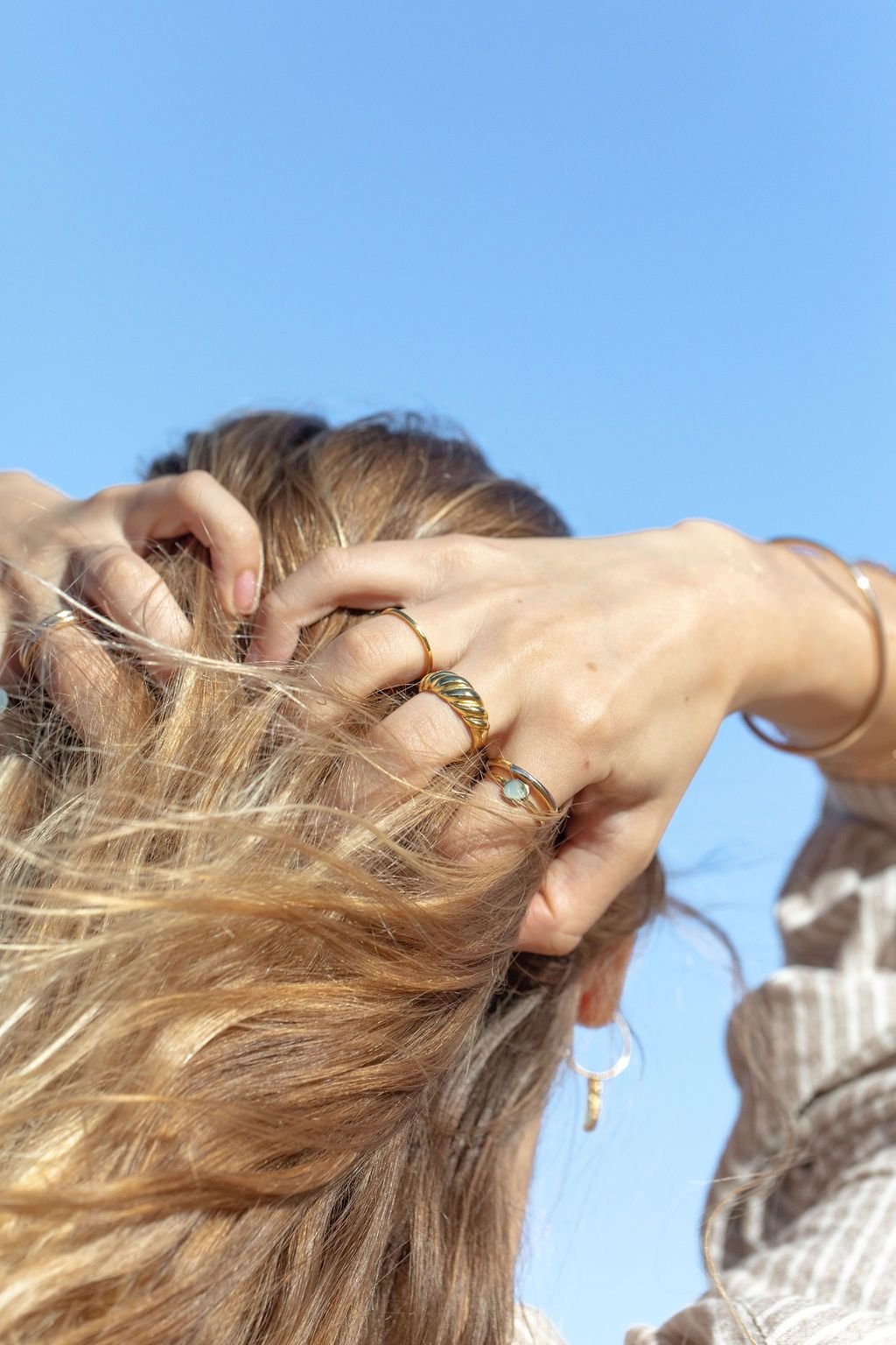 Rings - Gold Coin Ring - Ka'ohu - ke aloha jewelry