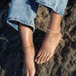 Anklets - Gold Curb Chain Anklet - Kalena - ke aloha jewelry