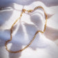 Anklets - Gold Curb Chain Anklet - Kalena - ke aloha jewelry