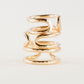 Gold Double Cuff Ring - Kau'i - Ke Aloha Jewelry