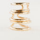 Gold Double Cuff Ring - Kau'i - Ke Aloha Jewelry