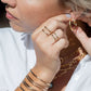 Rings - Gold Double Cuff Ring - Kau'i - ke aloha jewelry