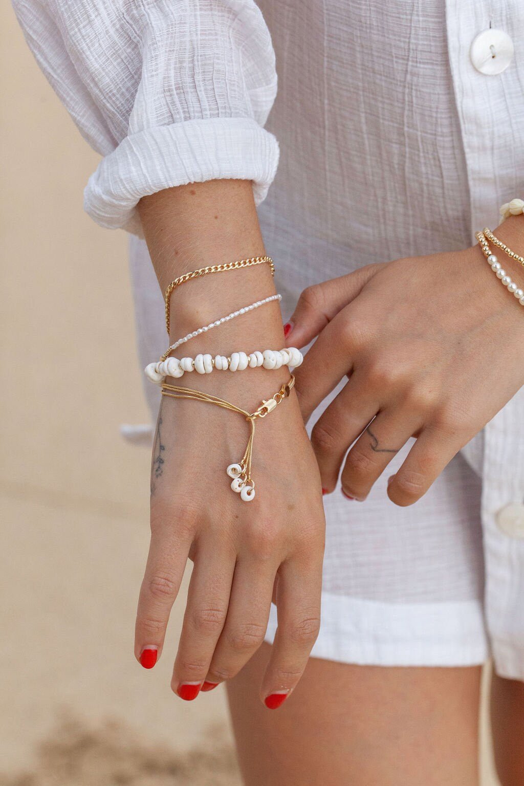 - Gold Filled Curb Chain Bracelet - ke aloha jewelry