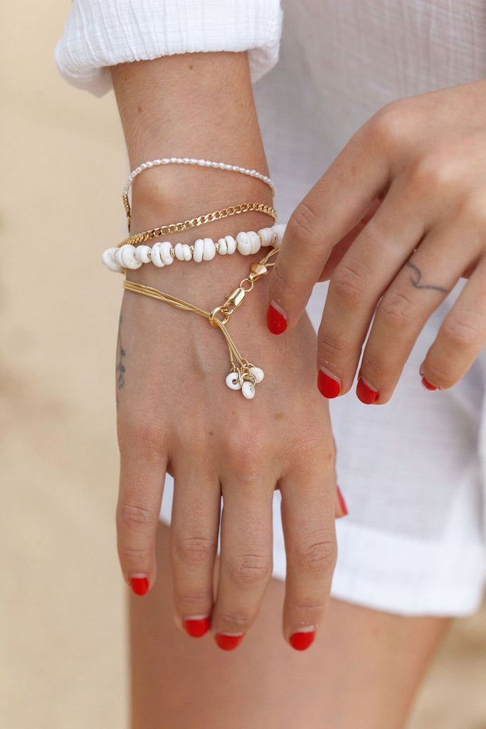 - Gold Filled Curb Chain Bracelet - ke aloha jewelry