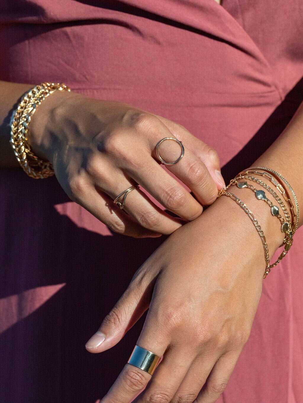 - Gold Filled Figucci Chain Bracelet - ke aloha jewelry