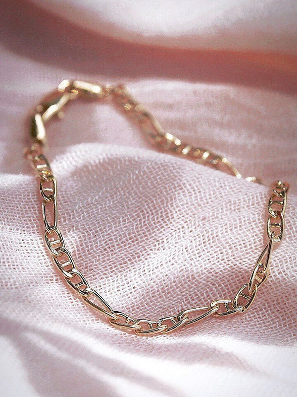 - Gold Filled Figucci Chain Bracelet - ke aloha jewelry