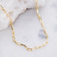 Gold Filled Paperclip Link Chain Necklace - Kala'i