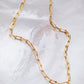 Gold Filled Paperclip Link Chain Necklace - Kala'i