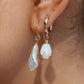 - Gold Filled Pikake Hoop Earrings - Healani - ke aloha jewelry