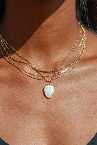 Gold Necklace - Gold Filled Snail Chain Necklace - ke aloha jewelry