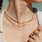 Gold Necklace - Gold Filled Snail Chain Necklace - ke aloha jewelry