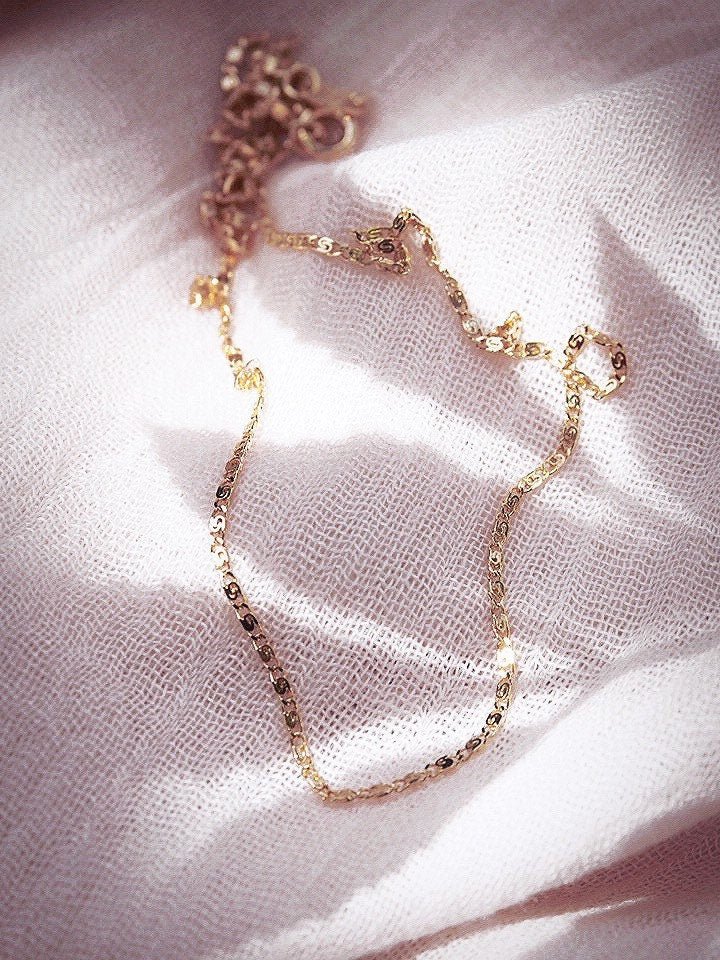 - Gold Filled Snail Chain Necklace - ke aloha jewelry