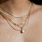 - Gold Filled Snail Chain Necklace - ke aloha jewelry