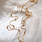 Gold Necklace - Gold Filled Sphere Box Chain Necklace - Kahiwa - Ke Aloha Jewelry