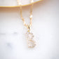 Sale - Gold Initial Charm Letter Necklace - Kahoku