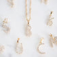 Sale - Gold Initial Charm Letter Necklace - Kahoku