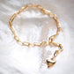 Gold Paperclip Link Chain Bracelet - Kaiea