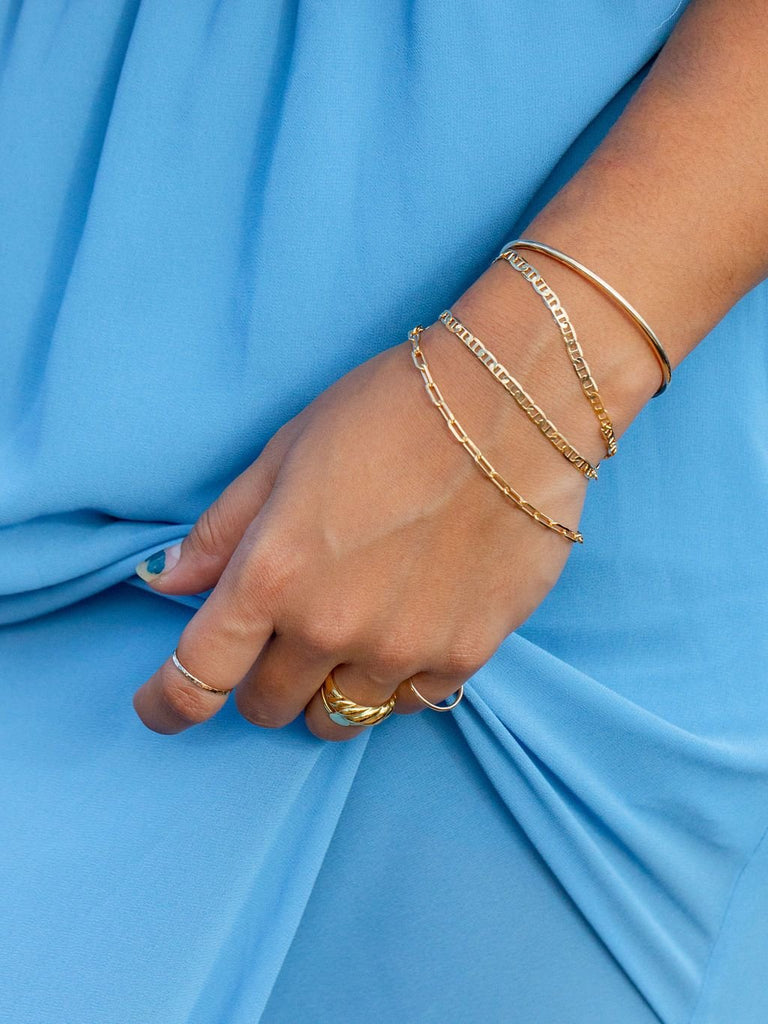 Gold Bracelet - Gold Mariners Chain Bracelet - Kala - Ke Aloha Jewelry