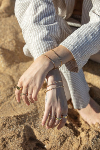 Gold Bracelet - Gold Mariners Chain Bracelet - Kala - ke aloha jewelry