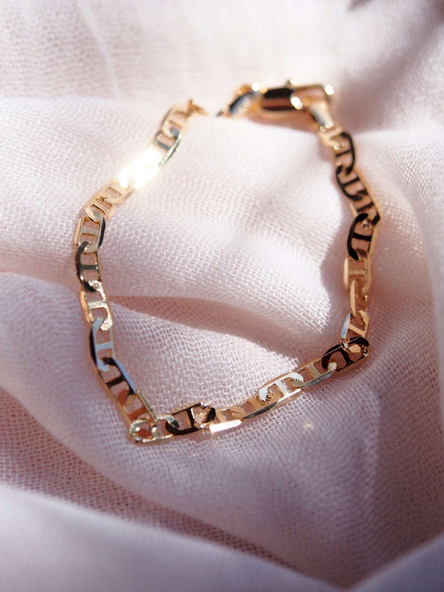 Gold Bracelet - Gold Mariners Chain Bracelet - Kala - Ke Aloha Jewelry