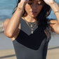 Gold Necklace - Gold Monstera Leaf Necklace - Kini - ke aloha jewelry