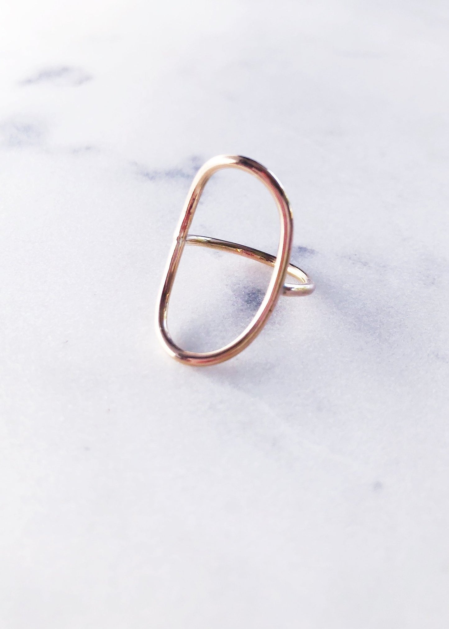 Gold Oval Ring - Makanui